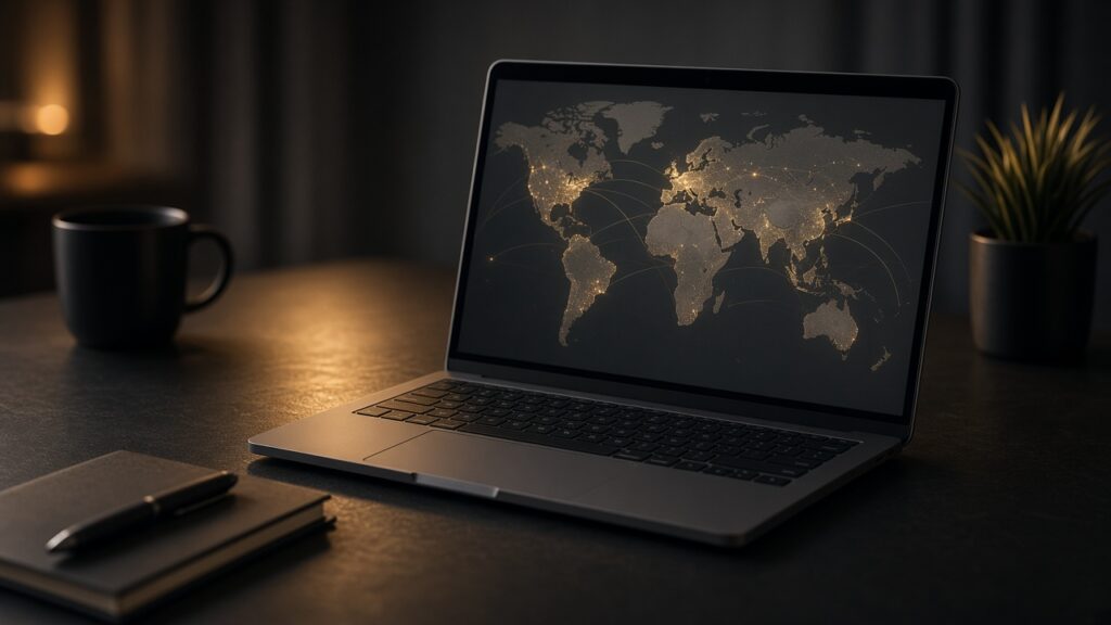 İki dilli sitede küresel SEO planı için analitik ekranı İki dilli sitede küresel SEO planı için analitik ekranı